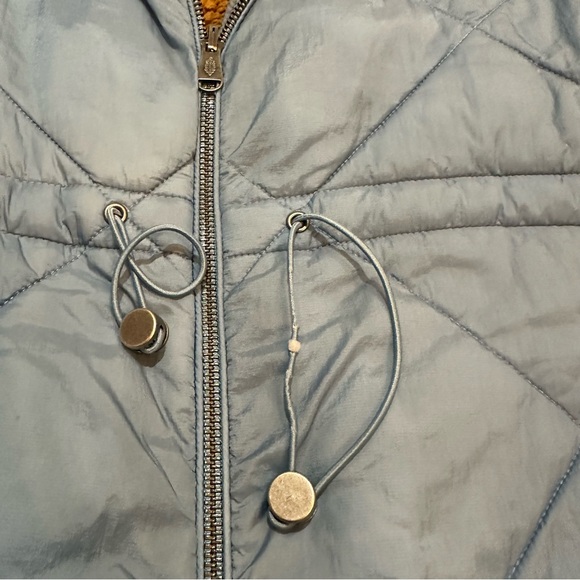Free People Movement FP Sz S Venture On Reversible Puffer Vest Brown Blue Combo - Picture 12 of 14